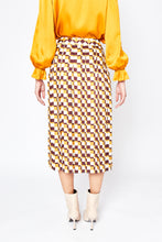 Load image into Gallery viewer, Checkerboard Midi Skirt
