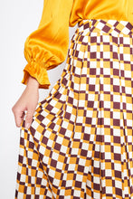Load image into Gallery viewer, Checkerboard Midi Skirt
