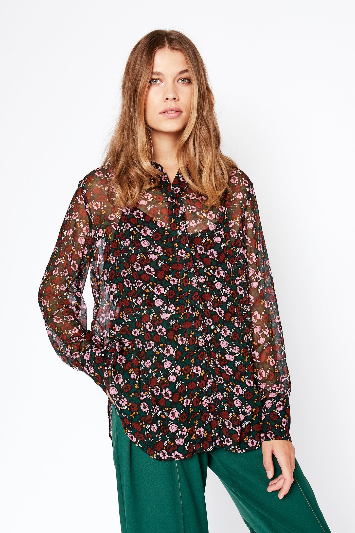 Claude Floral Print Blouse