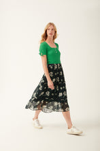 Load image into Gallery viewer, Lizzie Floral Dot Skirt
