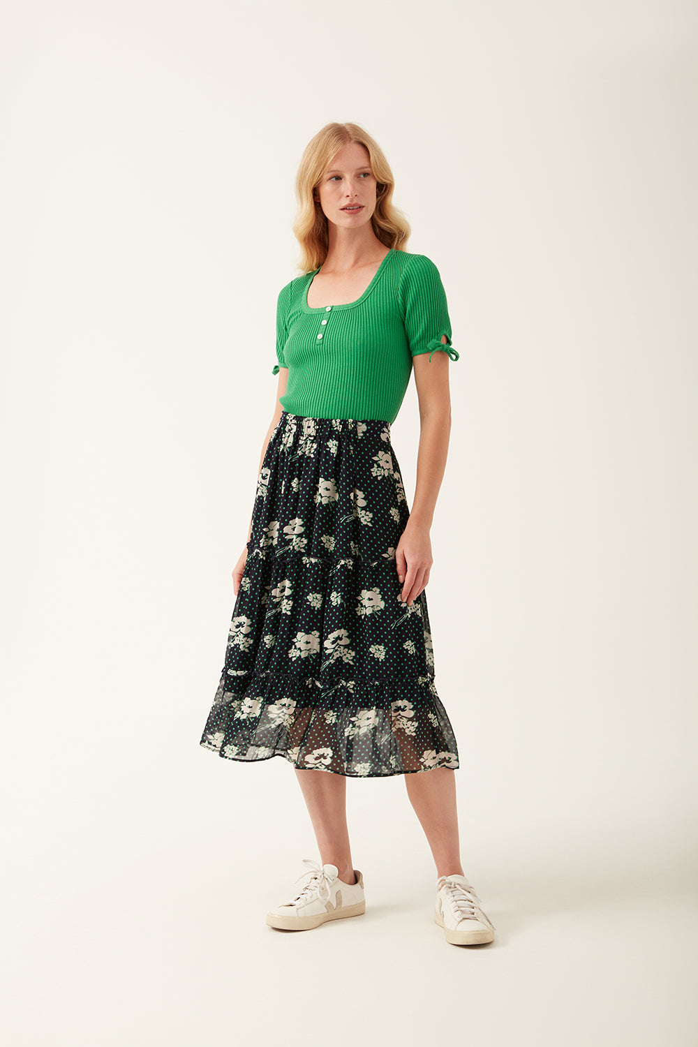 Lizzie Floral Dot Skirt